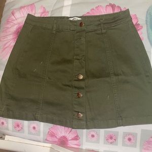 Olive skirt